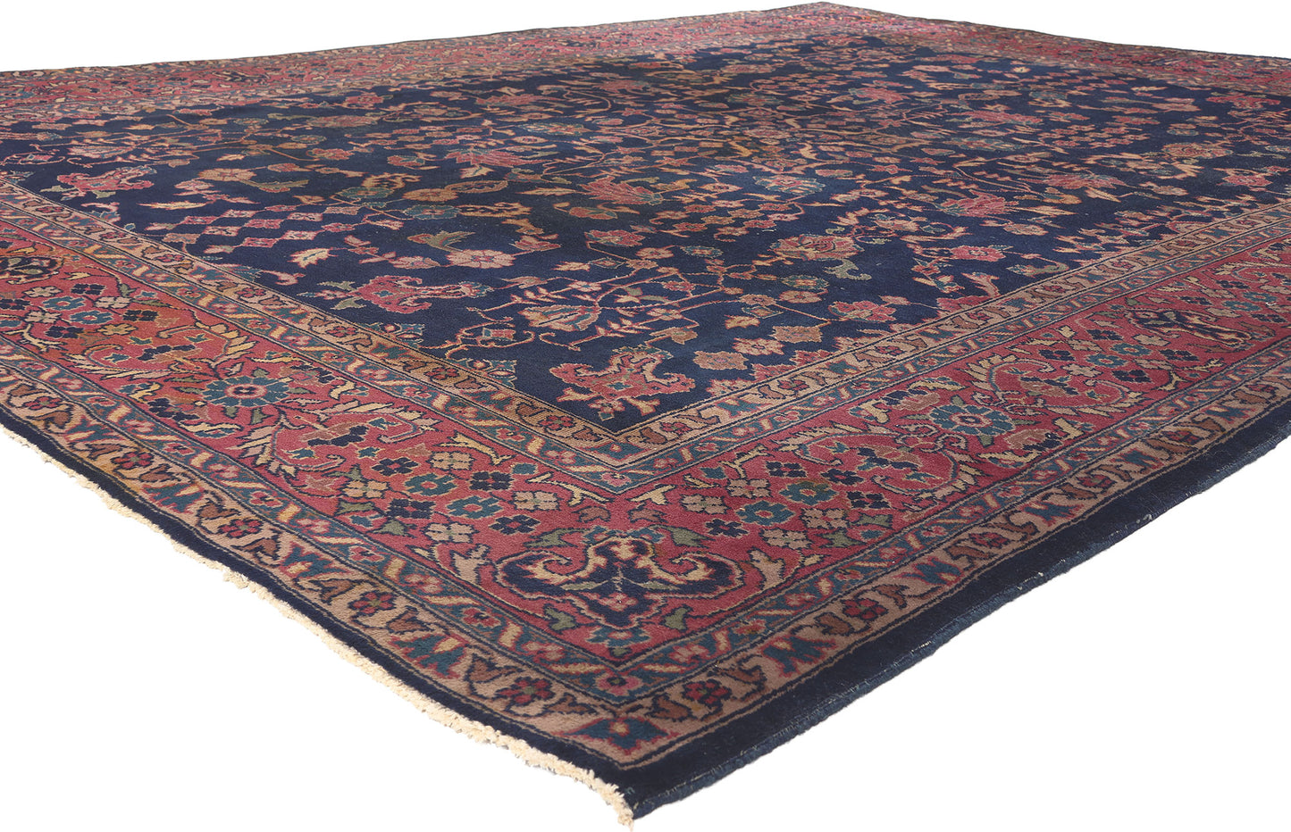 9 x 12 Antique Turkish Sparta Rug 71941