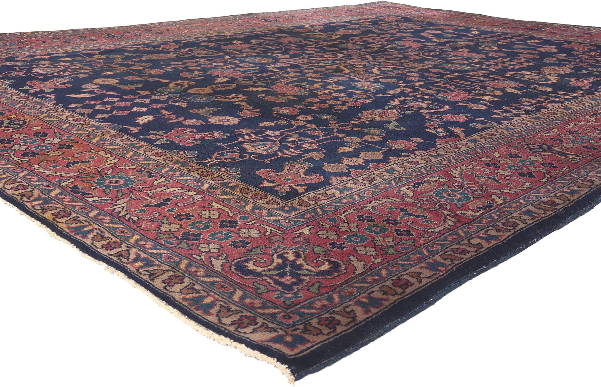 9 x 12 Antique Turkish Sparta Rug 71941