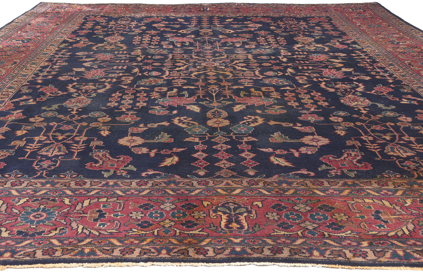 9 x 12 Antique Turkish Sparta Rug 71941
