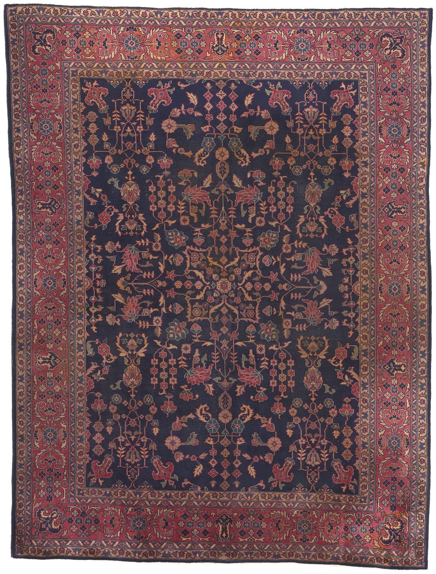 9 x 12 Antique Turkish Sparta Rug 71941