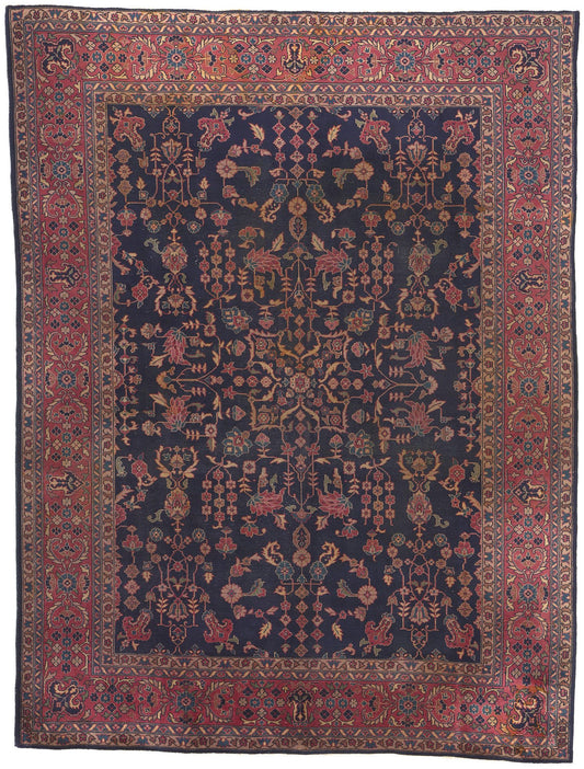 9 x 12 Antique Turkish Sparta Rug 71941