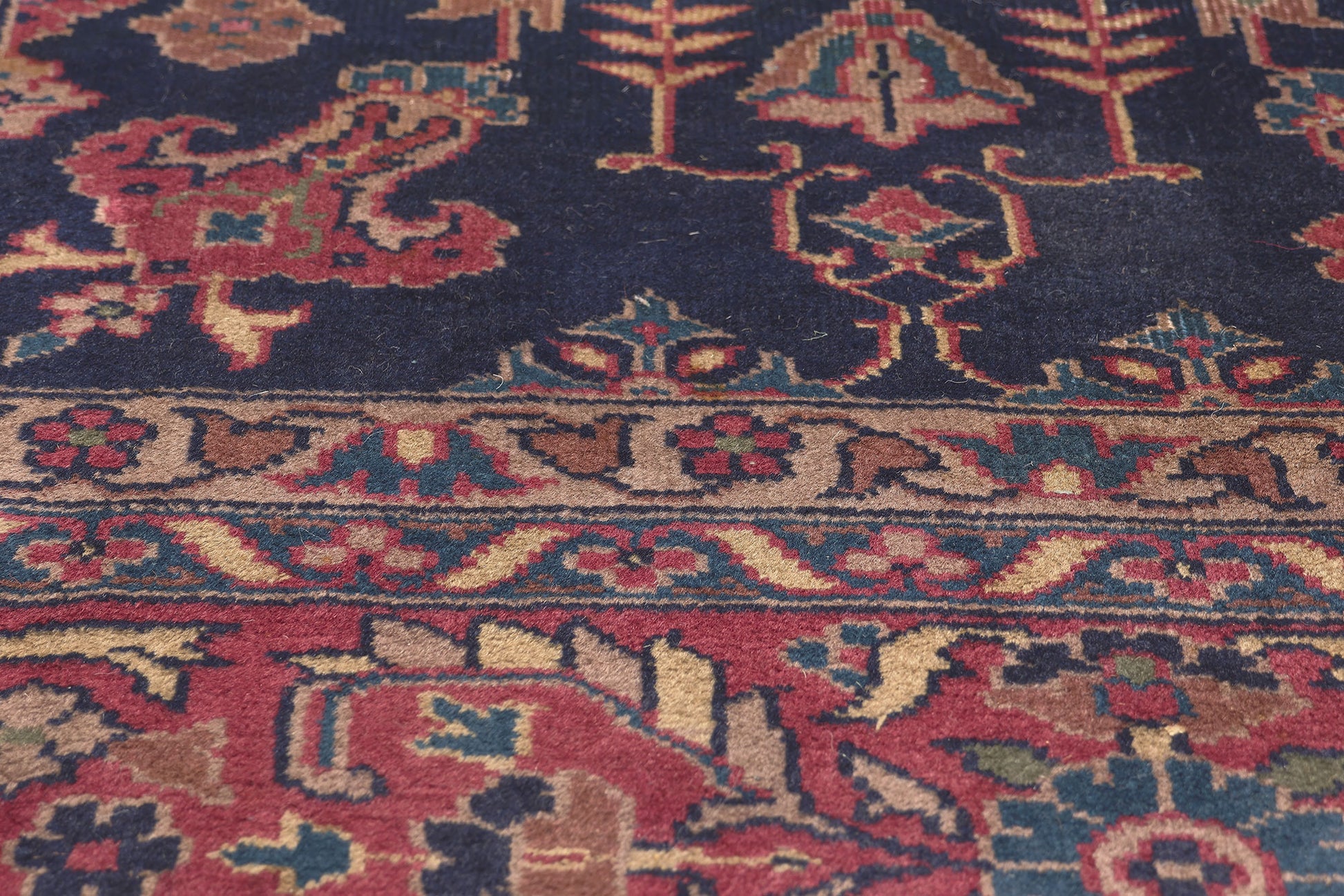 9 x 12 Antique Turkish Sparta Rug 71941