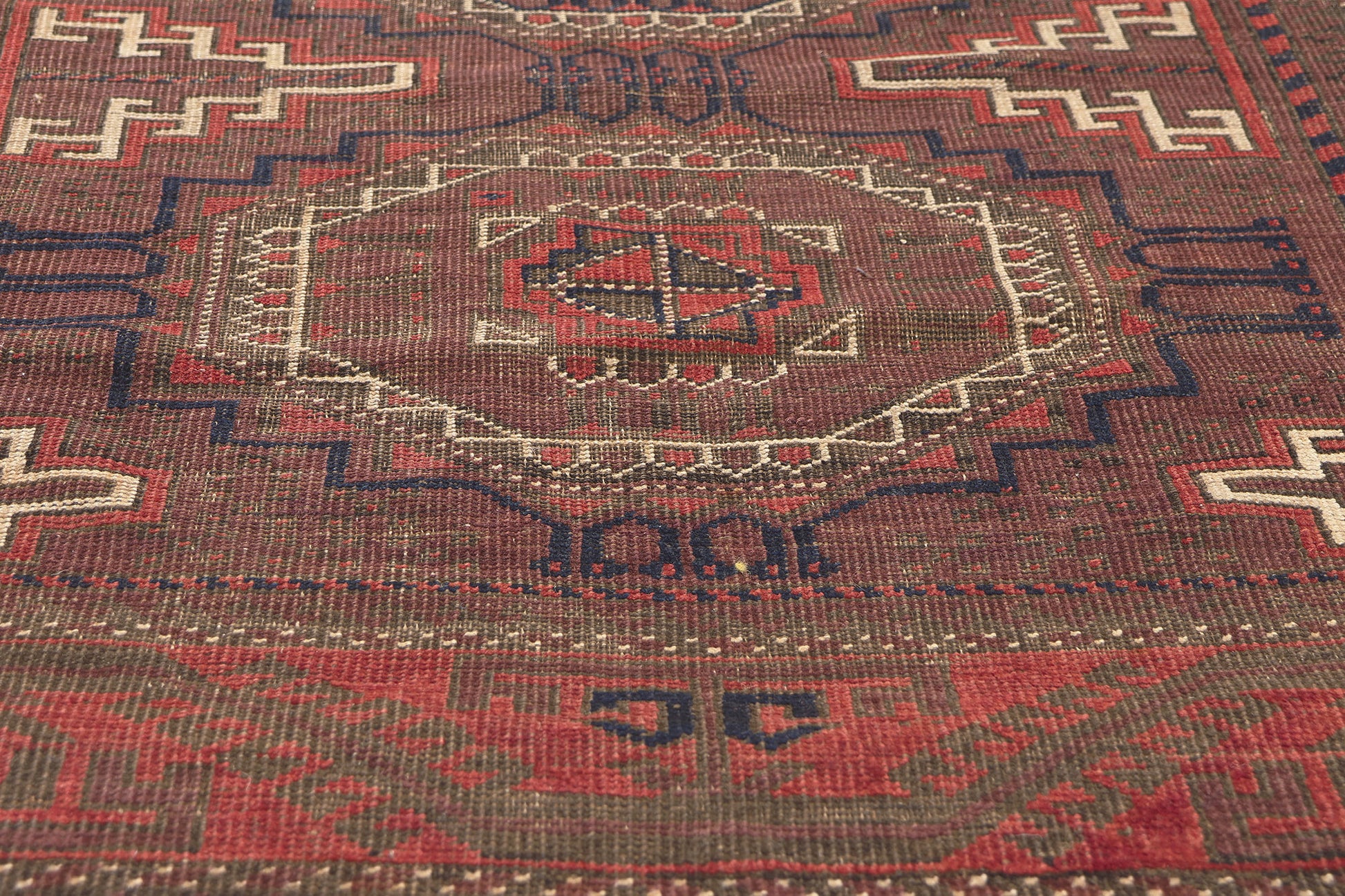 4 x 12 Antique Turkoman Afghan Rug 78673
