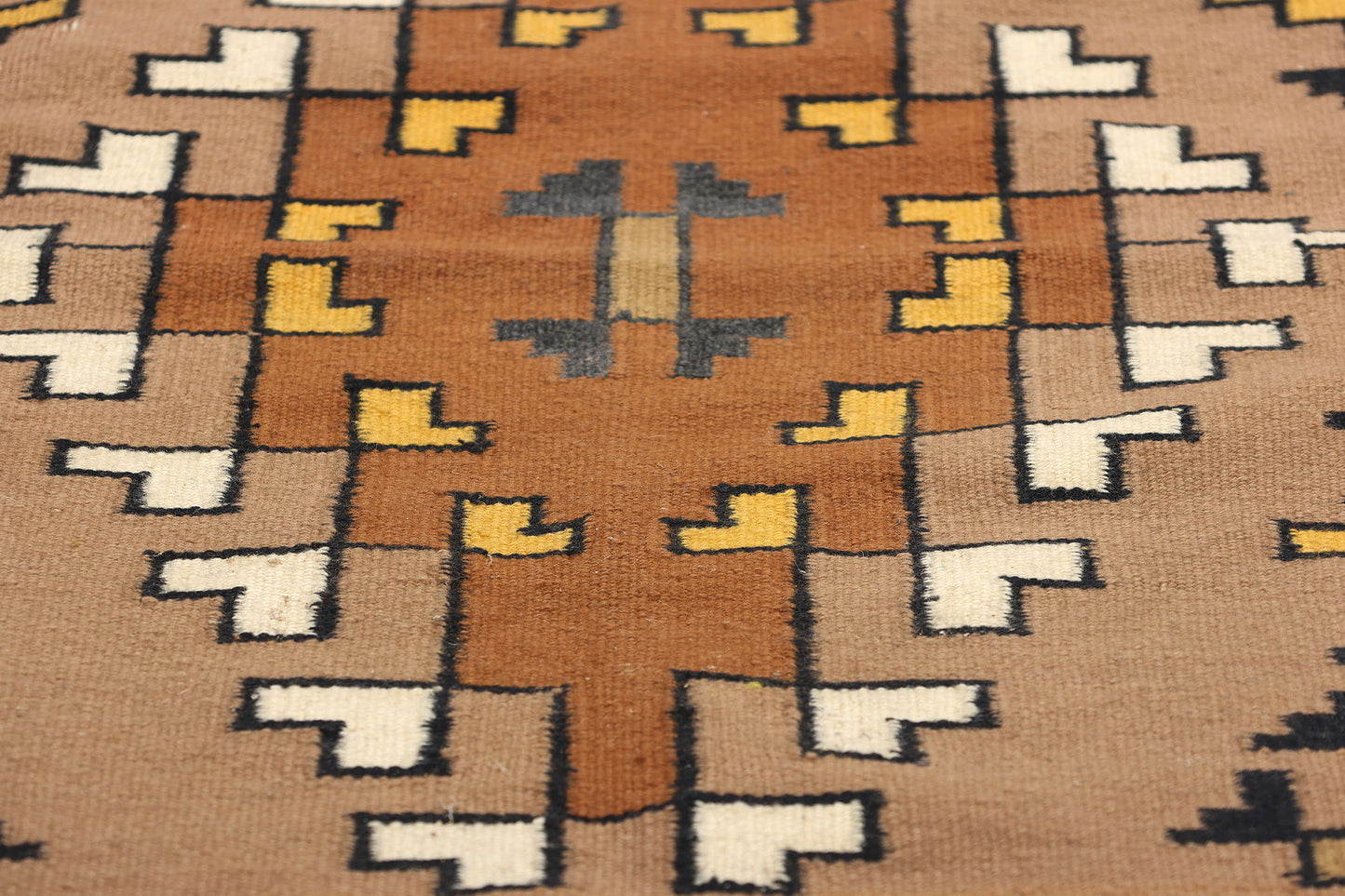 2 x 3 Antique Two Grey Hills Navajo Rug 78748