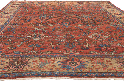 8 x 11 Antique Persian Mahal Rug 78677