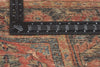 4 x 7 Antique-Worn Persian Sarouk Rug 78655