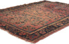 4 x 7 Antique-Worn Persian Sarouk Rug 78655