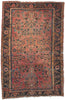 4 x 7 Antique-Worn Persian Sarouk Rug 78655