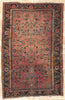 4 x 7 Antique-Worn Persian Sarouk Rug 78655