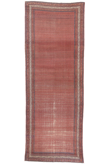 7 x 20 Antique-Worn Persian Saraband Rug 78658