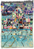 5 x 8 Vintage Aqua Boujad Moroccan Rug 20714