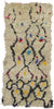 3 x 6 Vintage Boucherouite Moroccan Rug 21594