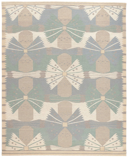 9 x 12 Scandinavian Modern Swedish Inspired Kilim Rug 30978