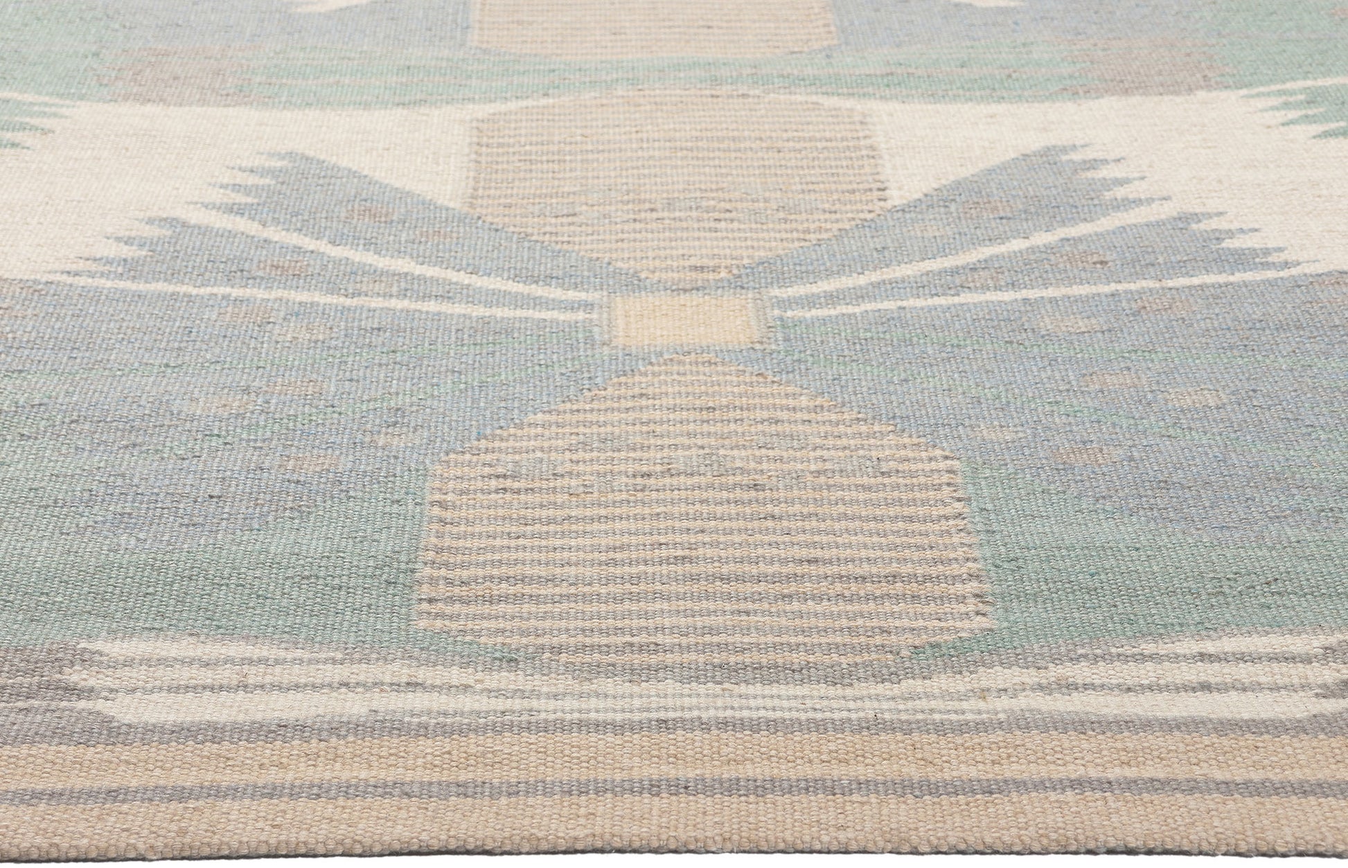 9 x 12 Scandinavian Modern Swedish Inspired Kilim Rug 30978