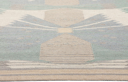 9 x 12 Scandinavian Modern Swedish Inspired Kilim Rug 30978