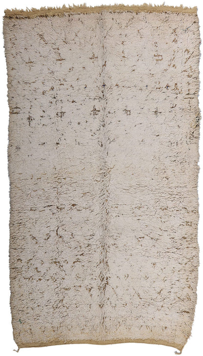 5 x 10 Vintage Neutral Beni MGuild Moroccan Rug 21800