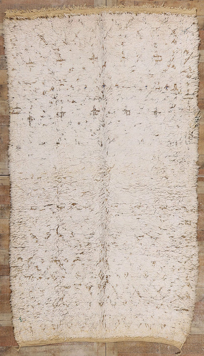 5 x 10 Vintage Neutral Beni MGuild Moroccan Rug 21800