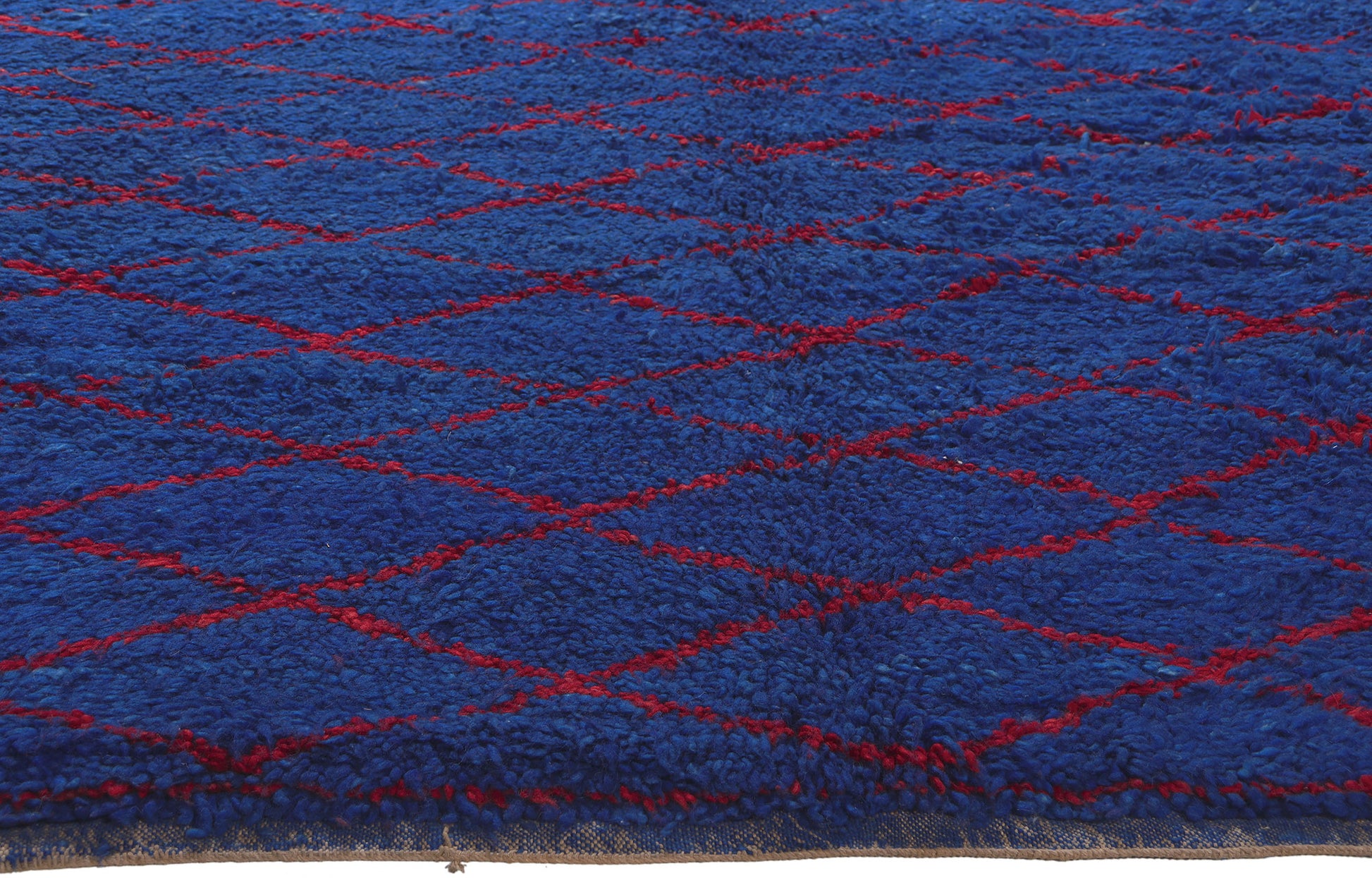 6 x 10 Vintage Blue Beni MGuild Moroccan Rug 20934