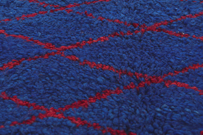 6 x 10 Vintage Blue Beni MGuild Moroccan Rug 20934