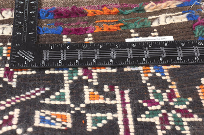 5 x 12 Vintage Brown Beni MGuild Moroccan Rug 20943
