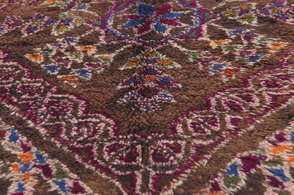 6 x 12 Vintage Brown Beni MGuild Moroccan Rug 20730