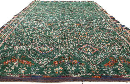 6 x 13 Vintage Green Beni MGuild Moroccan Rug 20662