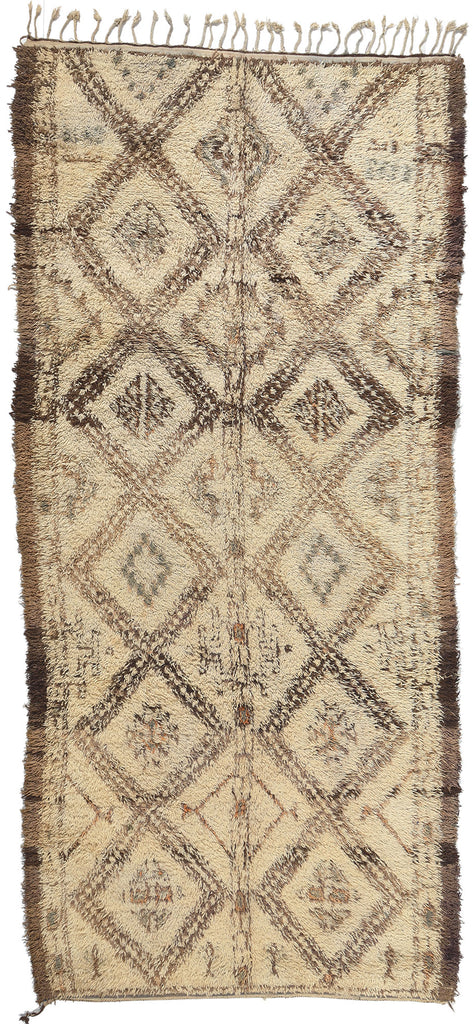 6 x 13 Vintage Beni MGuild Moroccan Rug 20661