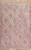 7 x 10 Modern Beni Mrirt High-Low Moroccan Rug 21045