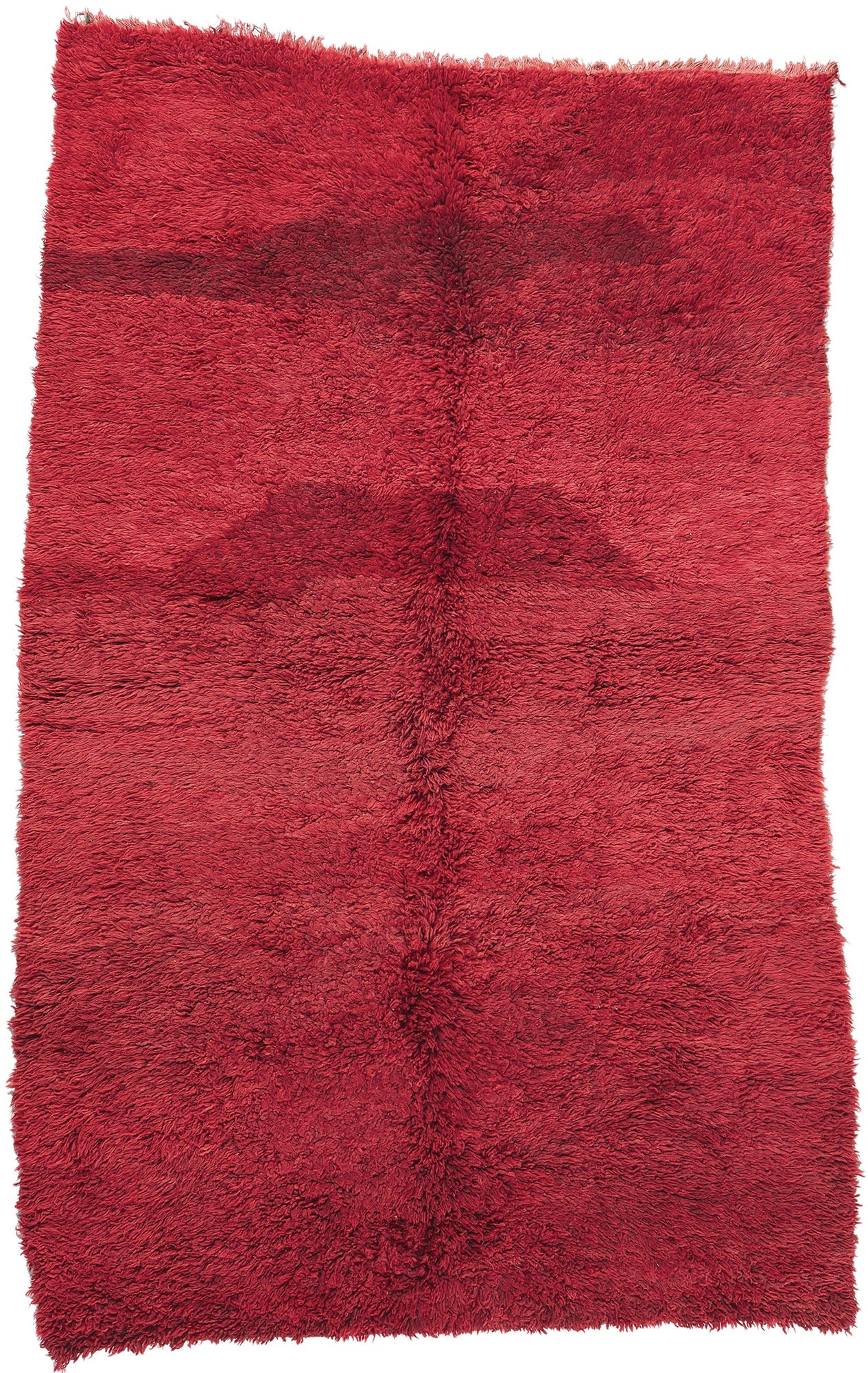 5 x 9 Vintage Red Beni MGuild Moroccan Rug 20942