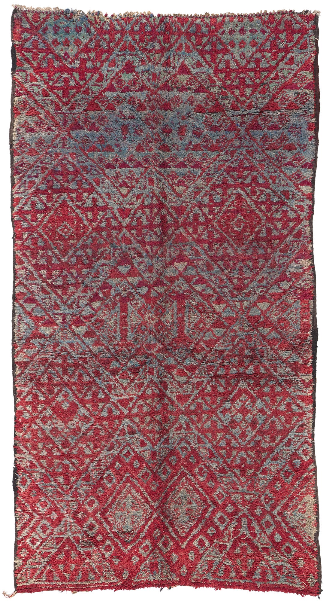 6 x 11 Vintage Beni MGuild Moroccan Rug 20699