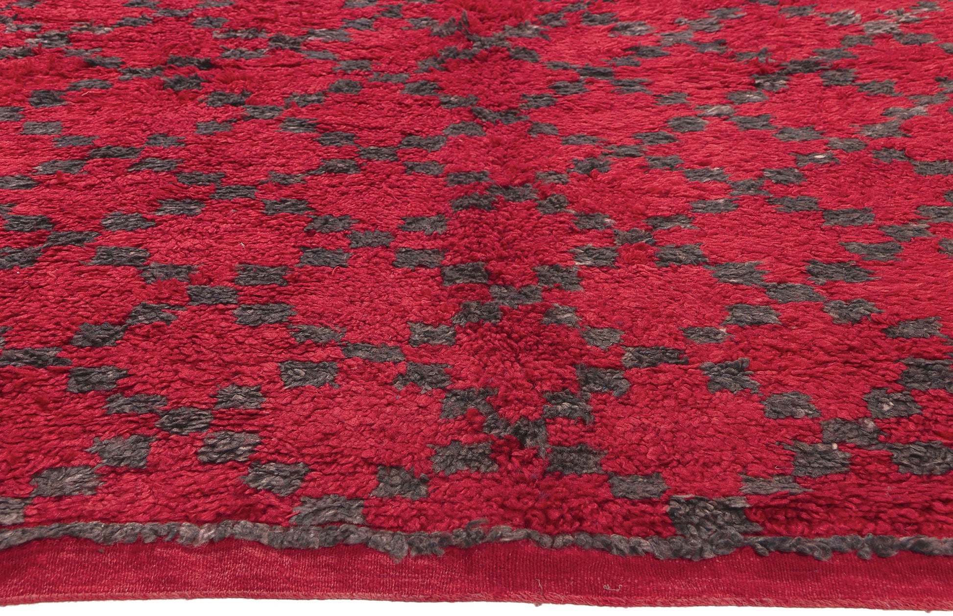 6 x 9 Vintage Red Beni MGuild Moroccan Rug 20975