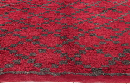 6 x 9 Vintage Red Beni MGuild Moroccan Rug 20975
