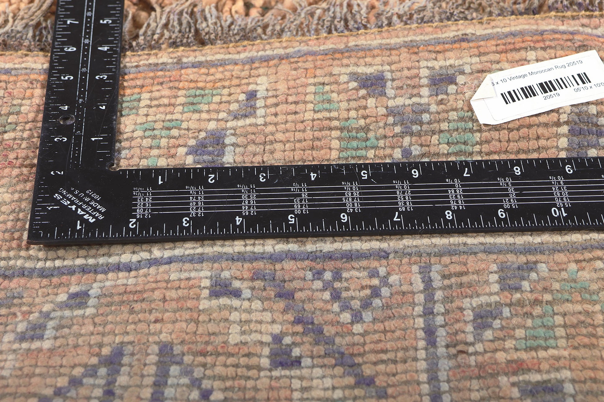 6 x 10 Vintage Beni MGuild Moroccan Rug 20519