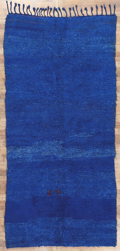 6 x 13 Vintage Blue Beni MGuild Moroccan Rug 21019