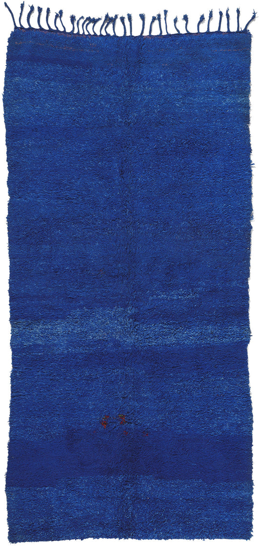 6 x 13 Vintage Blue Beni MGuild Moroccan Rug 21019