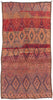 5 x 10 Vintage Purple Beni MGuild Moroccan Rug 21346