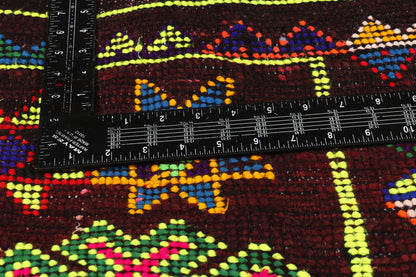 5 x 11 Colorful Vintage Beni MGuild Moroccan Rug 21804