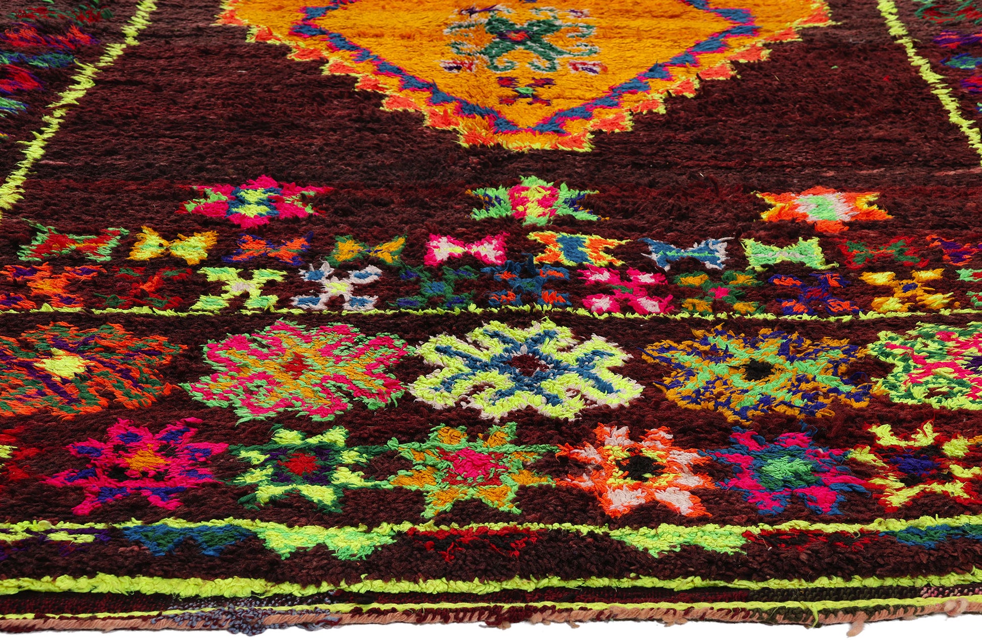 5 x 11 Colorful Vintage Beni MGuild Moroccan Rug 21804