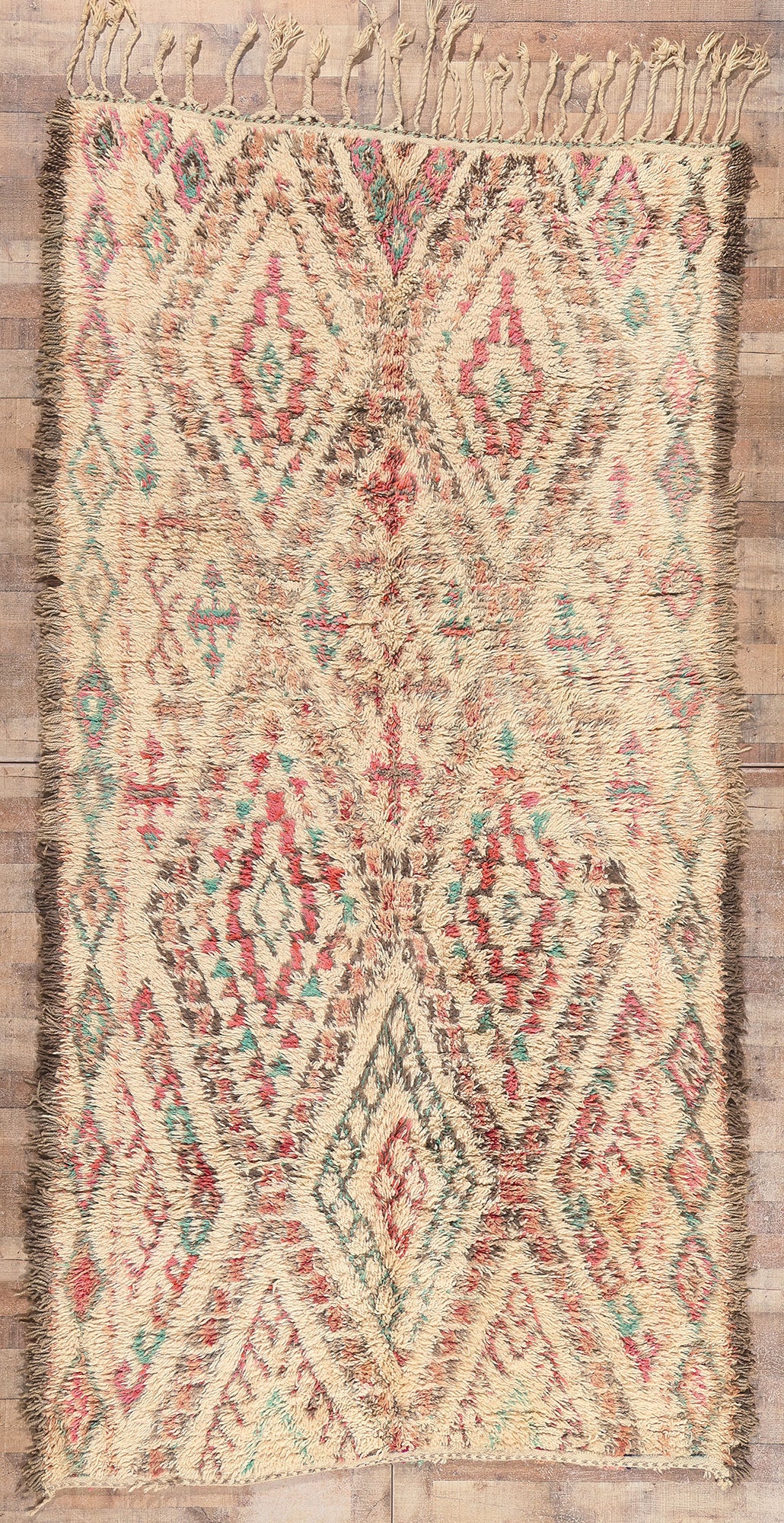 6 x 11 Vintage Beni MGuild Moroccan Rug 21347