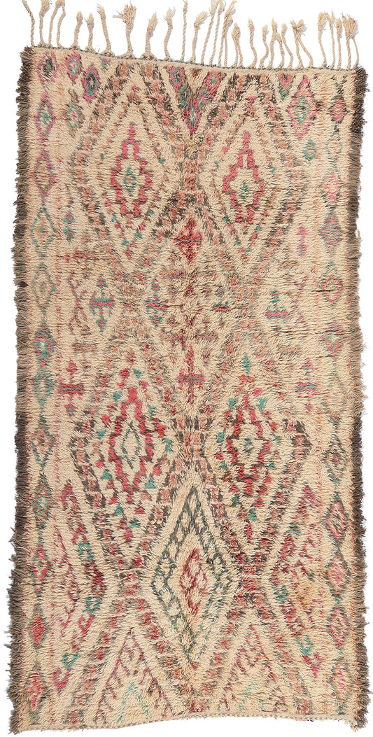 6 x 11 Vintage Beni MGuild Moroccan Rug 21347