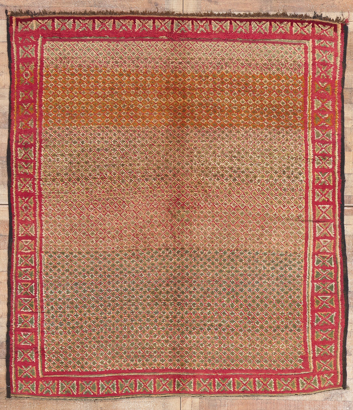 6 x 7 Vintage Beni MGuild Moroccan Rug 20723