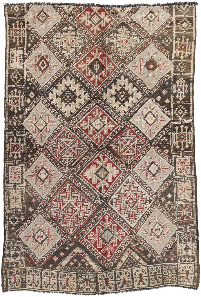 6 x 9 Vintage Beni MGuild Moroccan Rug 20856