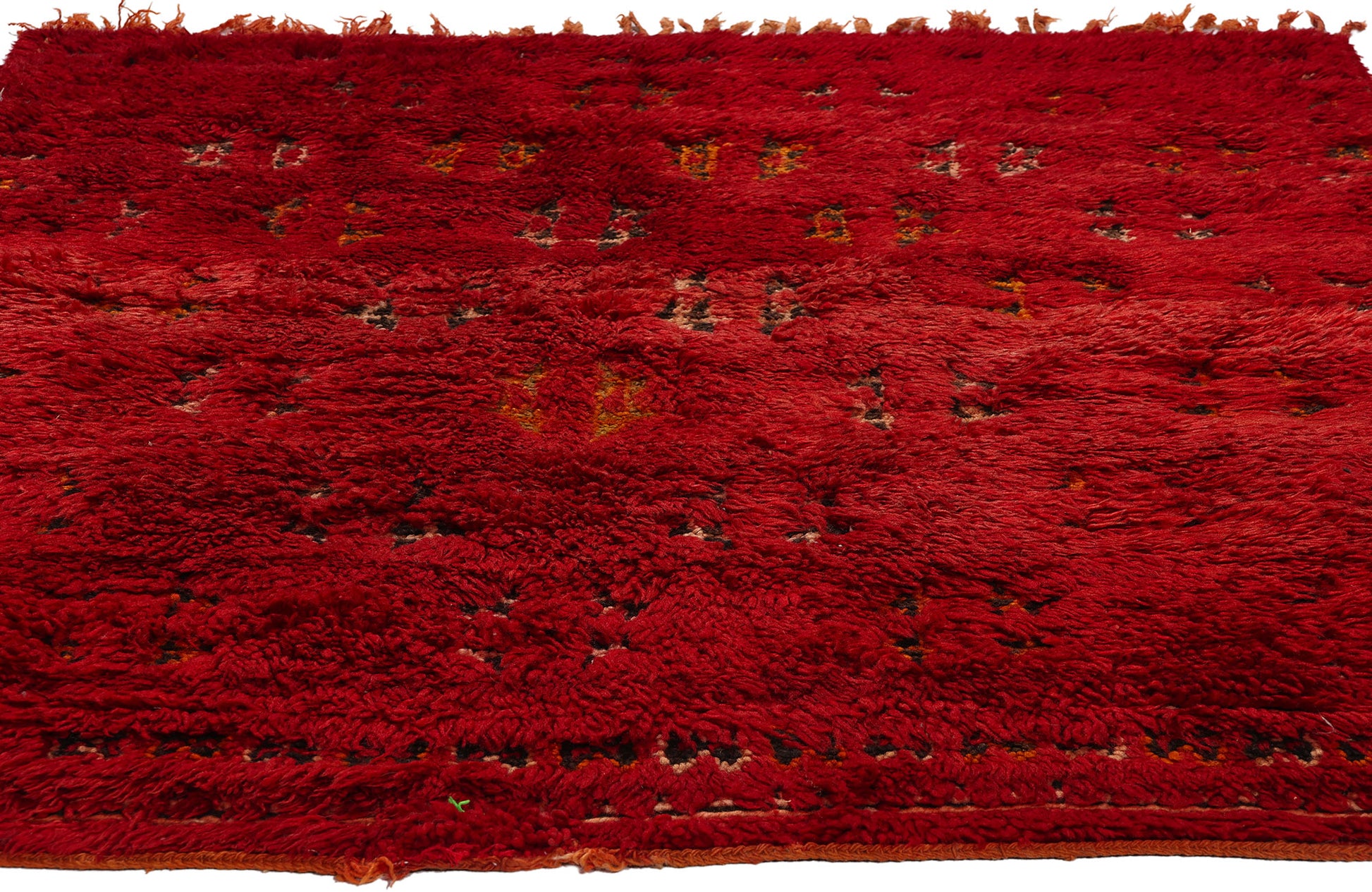 5 x 6 Vintage Red Beni MGuild Moroccan Rug 21796