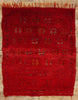 5 x 6 Vintage Red Beni MGuild Moroccan Rug 21796