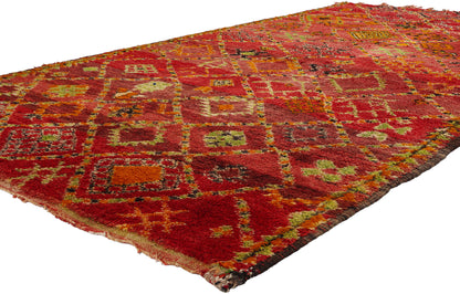 5 x 9 Vintage Red Beni MGuild Moroccan Rug 21746