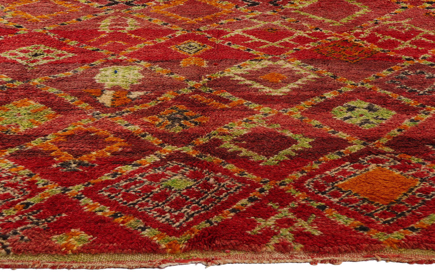 5 x 9 Vintage Red Beni MGuild Moroccan Rug 21746