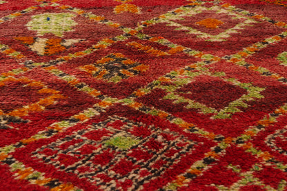 5 x 9 Vintage Red Beni MGuild Moroccan Rug 21746