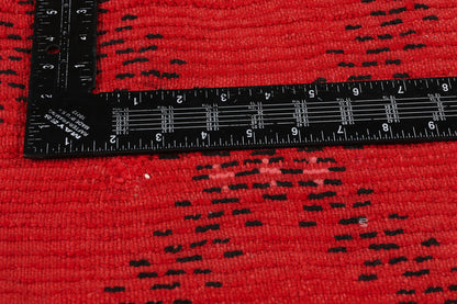 6 x 10 Vintage Red Beni Mrirt Moroccan Rug 21731