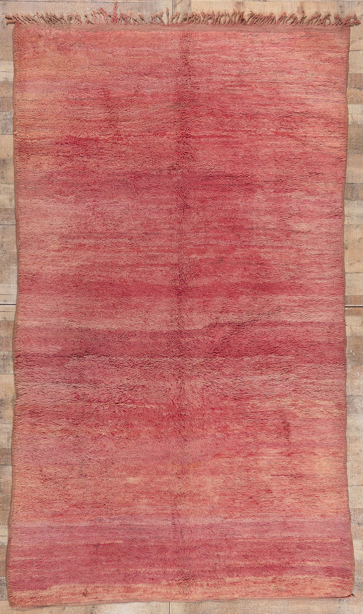 6 x 10 Vintage Pink Beni Mrirt Moroccan Rug 21063