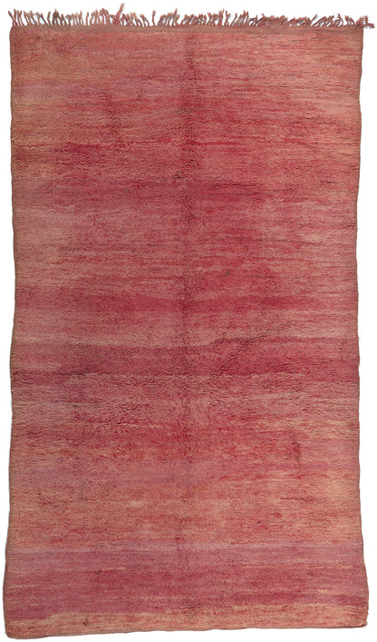 6 x 10 Vintage Pink Beni Mrirt Moroccan Rug 21063
